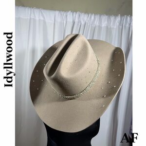 Idyllwind Women's Callywood Rhinestone Felt Cowboy Hat NWT L/XL